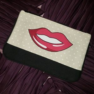 Polka Dot Lips Cosmetic Pouch | ipsy